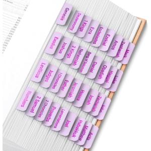 image:imageMr Pen Laminated Bible Tabs 75 pcs Elegant Green EasytoRead amp Apply Tear Resistant Index Tabs for Women and Men Bible Study Journaling Prayer amp Scripture NavigationDusty Lilac