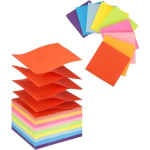 image:imageMr Pen Pop Up Sticky Notes 3x3 Refills 18 Pads 900 Sheets Bright Colors Self Adhesive Memo Pads for Dispensers Perfect for Home Office amp School Stocky Notes for Bible Journaling