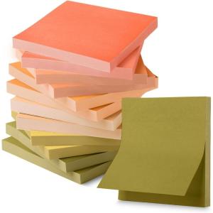 image:imageMr Pen Sticky Notes 3x3 12 Pads 600 Sheets Autumn Earth Sticky Notes 3x3