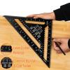 image:imageMr Pen Rafter Square 12 Inch Black Aluminum Alloy 12 Inch Triangle Ruler for Roofing Framing Woodworking and Accurate Angle Layouts