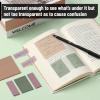 image:imageMr Pen Transparent Sticky Notes with Pen 200 Sheets Sunset Breeze Bible Sticky Notes for Books Stocky Notes for Bible JournalingMoss  Mauve