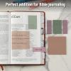 image:imageMr Pen Transparent Sticky Notes with Pen 200 Sheets Sunset Breeze Bible Sticky Notes for Books Stocky Notes for Bible JournalingMoss  Mauve