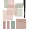 image:imageMr Pen Transparent Sticky Notes with Pen 200 Sheets Sunset Breeze Bible Sticky Notes for Books Stocky Notes for Bible JournalingMoss  Mauve