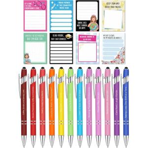 image:imageMr Pen Sarcastic Sticky Notes and Funny Stylus Pens 20 Pack 3 x 4 Sticky Notes 8 Pads 240 Sheets 12 Black Ink Funny Pens with Stylus TipsFunny Nurse