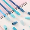 image:imageMr Pen Pencil Erasers Toppers 1000 Pack Colorful Latex Free No Smudge Mr Pen Erasers for PencilsBlue Shades