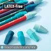 image:imageMr Pen Pencil Erasers Toppers 1000 Pack Colorful Latex Free No Smudge Mr Pen Erasers for PencilsBlue Shades