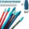 image:imageMr Pen Pencil Erasers Toppers 1000 Pack Colorful Latex Free No Smudge Mr Pen Erasers for PencilsBlue Shades