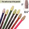 image:imageMr Pen Pencil Erasers Toppers 1000 Pack Colorful Latex Free No Smudge Mr Pen Erasers for PencilsDark and Earthy