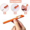 image:imageMr Pen Retractable Mechanical Eraser Pen 6 Pack Ice Cream Colors Erasers for Pencils Eraser for ArtistsWinter