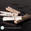 image:imageMr Pen Large Wooden Clothes Pins 4 Inch 100 Pack Heavy Duty Natural Wood Clips for Crafts Classroom Projects Hanging Photos Chip Bags Decoration Rust Resistant SpringWood
