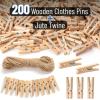 image:imageMr Pen Large Wooden Clothes Pins 4 Inch 100 Pack Heavy Duty Natural Wood Clips for Crafts Classroom Projects Hanging Photos Chip Bags Decoration Rust Resistant SpringWood