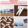 image:imageMr Pen Large Wooden Clothes Pins 4 Inch 100 Pack Heavy Duty Natural Wood Clips for Crafts Classroom Projects Hanging Photos Chip Bags Decoration Rust Resistant SpringWhite