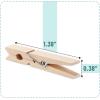 image:imageMr Pen Large Wooden Clothes Pins 4 Inch 100 Pack Heavy Duty Natural Wood Clips for Crafts Classroom Projects Hanging Photos Chip Bags Decoration Rust Resistant SpringWood