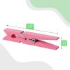 image:imageMr Pen Large Wooden Clothes Pins 4 Inch 100 Pack Heavy Duty Natural Wood Clips for Crafts Classroom Projects Hanging Photos Chip Bags Decoration Rust Resistant SpringPink