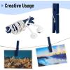 image:imageMr Pen Large Wooden Clothes Pins 4 Inch 100 Pack Heavy Duty Natural Wood Clips for Crafts Classroom Projects Hanging Photos Chip Bags Decoration Rust Resistant SpringDark Blue