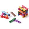 image:imageMr Pen Large Wooden Clothes Pins 4 Inch 100 Pack Heavy Duty Natural Wood Clips for Crafts Classroom Projects Hanging Photos Chip Bags Decoration Rust Resistant SpringBright Colors