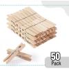 image:imageMr Pen Large Wooden Clothes Pins 4 Inch 100 Pack Heavy Duty Natural Wood Clips for Crafts Classroom Projects Hanging Photos Chip Bags Decoration Rust Resistant SpringWood