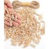 image:imageMr Pen Large Wooden Clothes Pins 4 Inch 100 Pack Heavy Duty Natural Wood Clips for Crafts Classroom Projects Hanging Photos Chip Bags Decoration Rust Resistant SpringWood