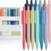 image:imageMr Pen Retractable Gel Pens 12 Pack Vintage Ink Fine Point 07mm Fast Dry Smooth Writing Cute Pens for Drawing Writing Planner and School SuppliesBlack Ink