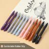 image:imageMr Pen Retractable Gel Pens 12 Pack Vintage Ink Fine Point 07mm Fast Dry Smooth Writing Cute Pens for Drawing Writing Planner and School SuppliesEarthly Neutrals Barrel  Black Ink