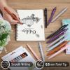 image:imageMr Pen Retractable Gel Pens 12 Pack Vintage Ink Fine Point 07mm Fast Dry Smooth Writing Cute Pens for Drawing Writing Planner and School SuppliesEarthly Neutrals Barrel  Black Ink