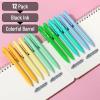 image:imageMr Pen Retractable Gel Pens 12 Pack Vintage Ink Fine Point 07mm Fast Dry Smooth Writing Cute Pens for Drawing Writing Planner and School SuppliesFresh Color Barrels  Black Ink