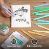 image:imageMr Pen Retractable Gel Pens 12 Pack Vintage Ink Fine Point 07mm Fast Dry Smooth Writing Cute Pens for Drawing Writing Planner and School SuppliesFresh Color Barrels  Black Ink