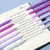 image:imageMr Pen Retractable Gel Pens 12 Pack Vintage Ink Fine Point 07mm Fast Dry Smooth Writing Cute Pens for Drawing Writing Planner and School SuppliesLavender Legacy Barrel  Black Ink