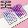 image:imageMr Pen Retractable Gel Pens 12 Pack Vintage Ink Fine Point 07mm Fast Dry Smooth Writing Cute Pens for Drawing Writing Planner and School SuppliesLavender Legacy Barrel  Black Ink