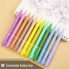 image:imageMr Pen Retractable Gel Pens 12 Pack Vintage Ink Fine Point 07mm Fast Dry Smooth Writing Cute Pens for Drawing Writing Planner and School SuppliesLight Vintage Ink