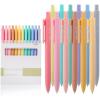image:imageMr Pen Retractable Gel Pens 12 Pack Vintage Ink Fine Point 07mm Fast Dry Smooth Writing Cute Pens for Drawing Writing Planner and School SuppliesMacaron Ink
