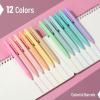 image:imageMr Pen Retractable Gel Pens 12 Pack Vintage Ink Fine Point 07mm Fast Dry Smooth Writing Cute Pens for Drawing Writing Planner and School SuppliesMarshmallow Twist Ink