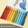 image:imageMr Pen Retractable Gel Pens 12 Pack Vintage Ink Fine Point 07mm Fast Dry Smooth Writing Cute Pens for Drawing Writing Planner and School SuppliesWinter Forest Ink