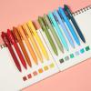 image:imageMr Pen Retractable Gel Pens 12 Pack Vintage Ink Fine Point 07mm Fast Dry Smooth Writing Cute Pens for Drawing Writing Planner and School SuppliesWinter Forest Ink