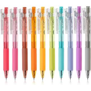 image:imageMr Pen Retractable Gel Pens 10 Pack Candy Color Ink Fine Point 05 mm Fast Dry Smooth Writing Cute Pens for Drawing Writing Planner and School Supplies