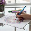 image:imageMr Pen Felt Tip Markers Assorted Colors 12 Pack 25 mm Bold Felt Tip Pens Bold Point Journaling Note Taking Drawing