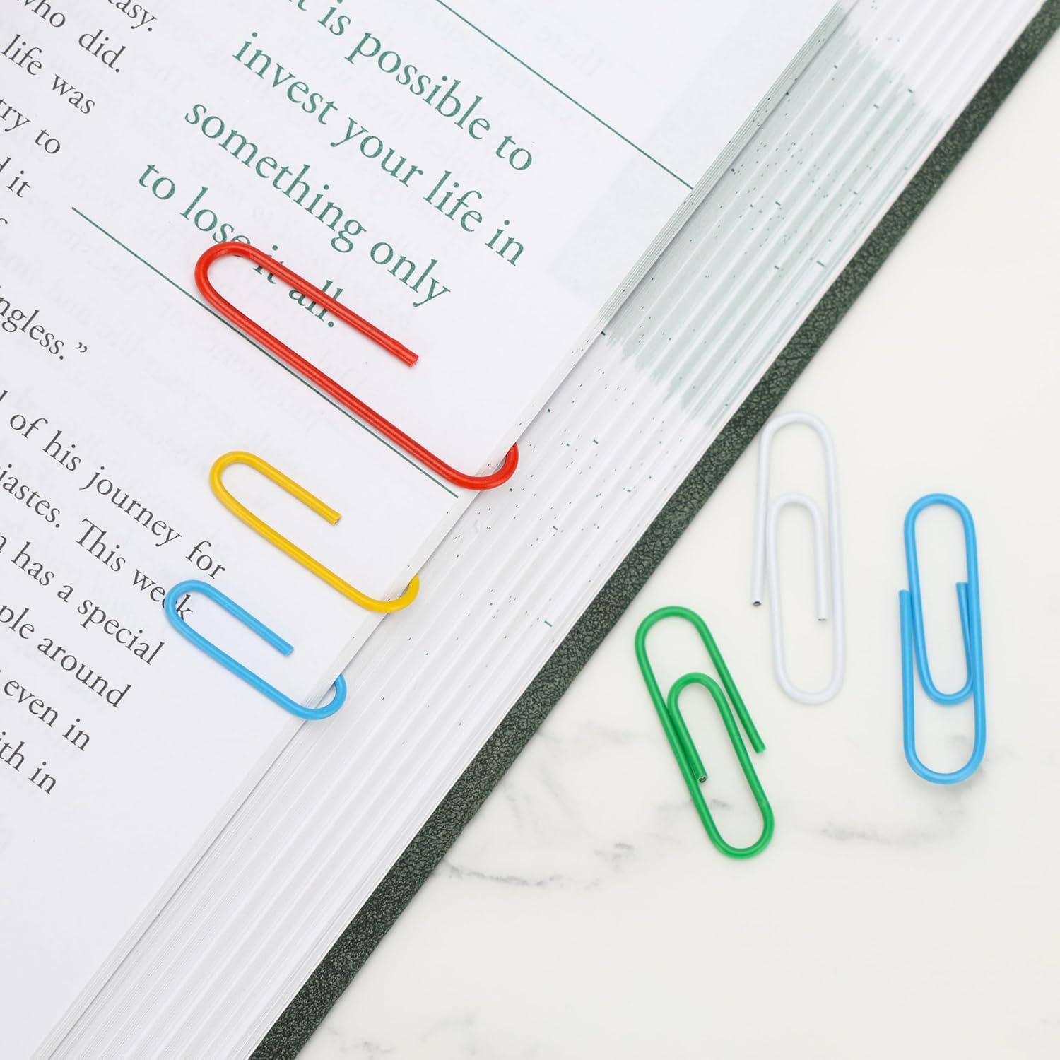 image:imageMr Pen Paper Clips and Binder Clips Set 440 pcs Colorful Binders amp Paperclips Assorted Sizes with Plastic Storage for Home School Office Supplies