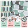 image:imageMr Pen Bible Tabs 75 pcs Colorful Laminated Bible Tabs for Women and Men Bible Tabs for Study Bible Bible Index TabsForest Mist