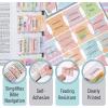 image:imageMr Pen Bible Tabs 75 pcs Colorful Laminated Bible Tabs for Women and Men Bible Tabs for Study Bible Bible Index TabsPastel
