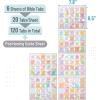 image:imageMr Pen Bible Tabs 75 pcs Colorful Laminated Bible Tabs for Women and Men Bible Tabs for Study Bible Bible Index TabsPastel