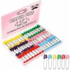 image:imageMr Pen Diaper Pins 22 100 pcs Stainless Steel Plastic Head Nappy Pins with Safe Locking Closures for Crafts Colorful Laundry Pins