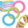 image:imageMr Pen Spiky Sensory Ring Bracelets 3 Pack Rubber Sensory Bracelets Stretchy Fidget Toys for Kids and Adults Individuals with ADHD Attention Disorder and Anxiety