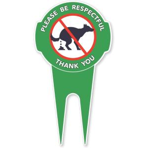 image:imageMr Pen No Dog Poop Signs for Yard 145 x 8 Aluminum Dog Poop Signs for Lawn with Stake Weatherproof Durable and Easy to Install
