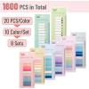image:imageMr Pen Colorful Sticky Tabs 16 Sets 3200 pcs Translucent Page Markers WaterResistant Book Tabs for Annotating Bible Study Planning Indexing amp Document Organization PastelMorandi and Vintage