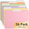 image:imageMr Pen Poly File Folders with Tabs 13 Cut Tab 36 Pack Letter Size Golden Sand Plastic File Folders Letter Size 85 x 11 inches for Office School Business Documents Files PaperPastel Colors