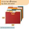 image:imageMr Pen Poly File Folders with Tabs 13 Cut Tab 36 Pack Letter Size Golden Sand Plastic File Folders Letter Size 85 x 11 inches for Office School Business Documents Files PaperRetro Colors