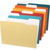 image:imageMr Pen Poly File Folders with Tabs 13 Cut Tab 36 Pack Letter Size Golden Sand Plastic File Folders Letter Size 85 x 11 inches for Office School Business Documents Files PaperRetro Colors