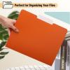 image:imageMr Pen Poly File Folders with Tabs 13 Cut Tab 36 Pack Letter Size Golden Sand Plastic File Folders Letter Size 85 x 11 inches for Office School Business Documents Files PaperRetro Colors