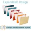 image:imageMr Pen Poly File Folders with Tabs 13 Cut Tab 36 Pack Letter Size Golden Sand Plastic File Folders Letter Size 85 x 11 inches for Office School Business Documents Files PaperRetro Colors