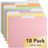 image:imageMr Pen Poly File Folders with Tabs 13 Cut Tab 36 Pack Letter Size Golden Sand Plastic File Folders Letter Size 85 x 11 inches for Office School Business Documents Files PaperPastel Colors